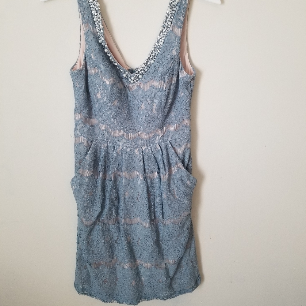 Cocktail Light Blue Dress